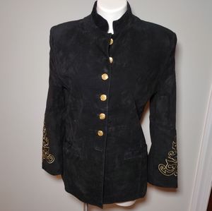 Vintage Erez Levy Suede Jacket 100% leather